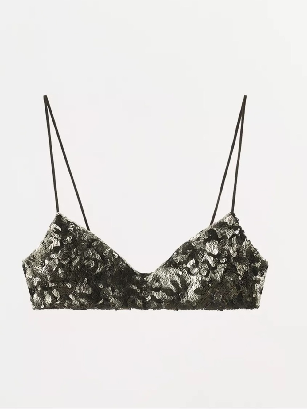 ZARA SEQUIN BRALETTE